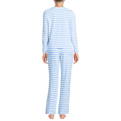 Women's Knit 2 Piece Pajama Set - Long Sleeve Top and Pants