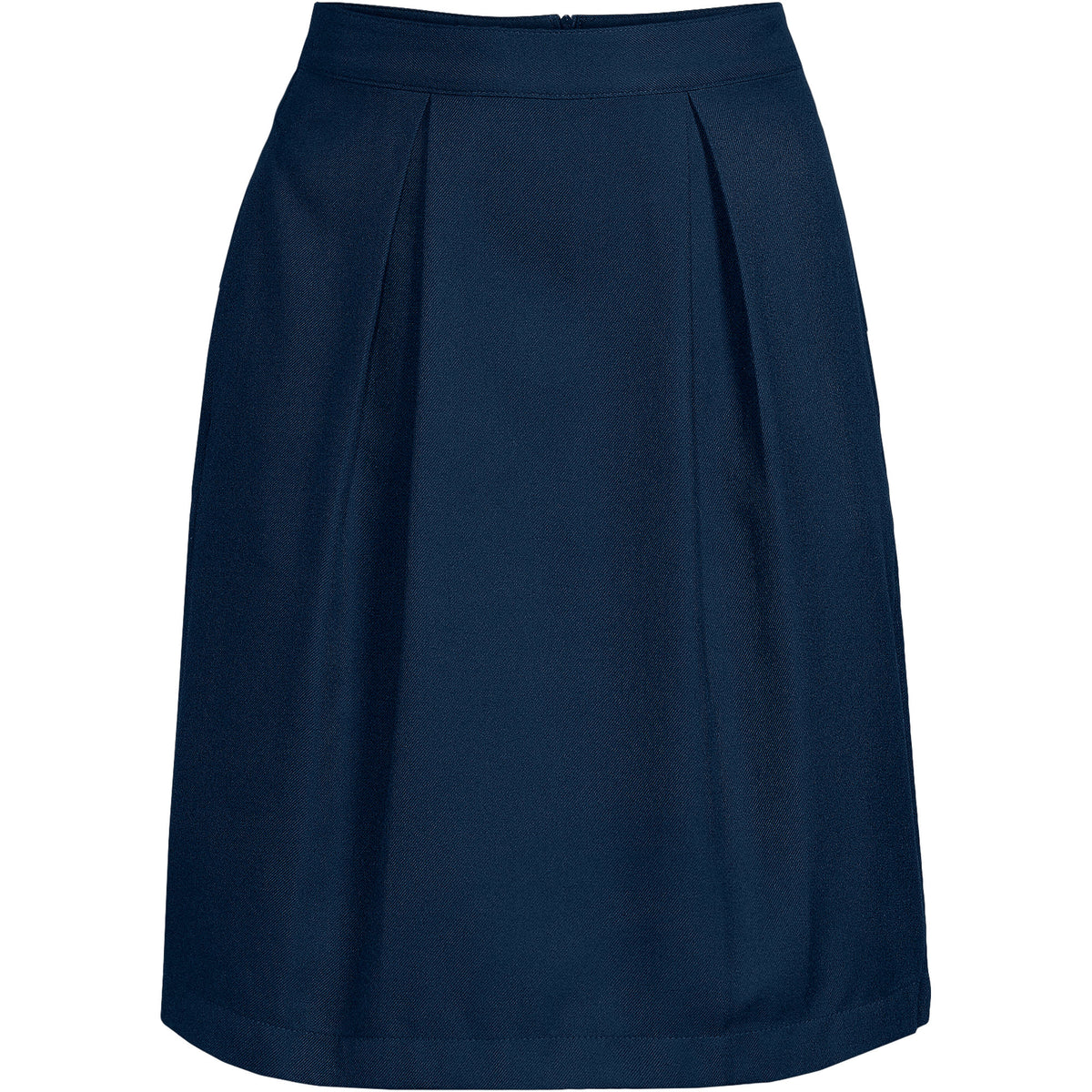 Women's Solid Pleated Skort Top of Knee