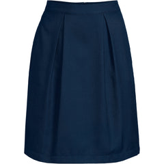Women's Solid Pleated Skort Top of Knee