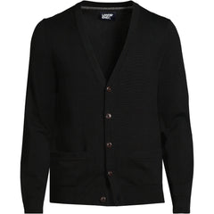 Men's Tall Fine Gauge Cotton Cardigan
