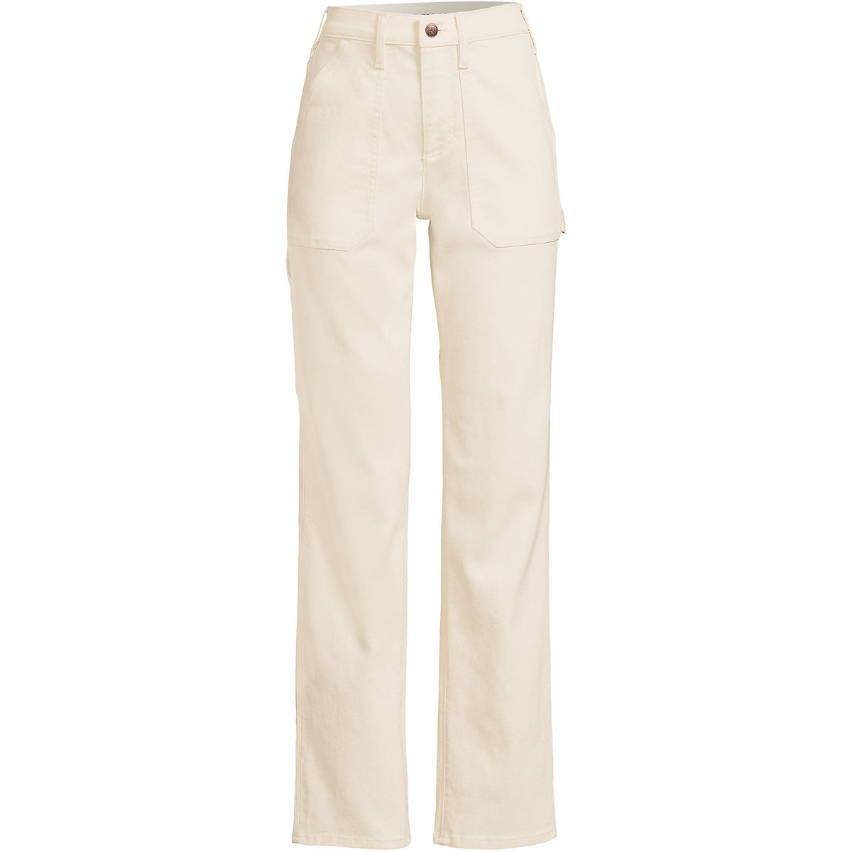 Women's Recycled Denim High Rise Straight Leg Utility Jeans