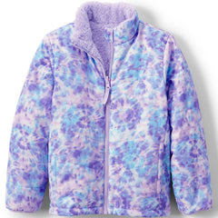 Girls Reversible Fleece Puffer Jacket