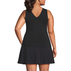 Women's Plus Size Slender Vneck Tank Top