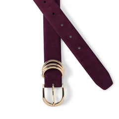 Women's Nubuck Multi Keeper Belt