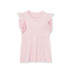 Girls Short Sleeve Peplum Top