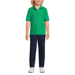School Uniform Kids Short Sleeve Interlock Polo Shirt