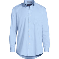 Men's Big Long Sleeve Buttondown No Iron Pinpoint Shirt