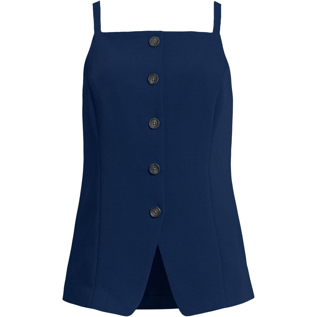 Women's Plus Size Washable Suiting Button Front Vest