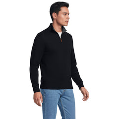 Tall Bedford Rib Quarter Zip Pullover Sweater