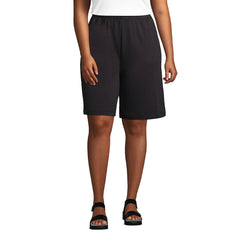 Women's Plus Size Sport Knit High Rise Shorts