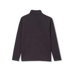 Boys Husky Long Sleeve Knit Full Zip Mock Neck Sweatshirt