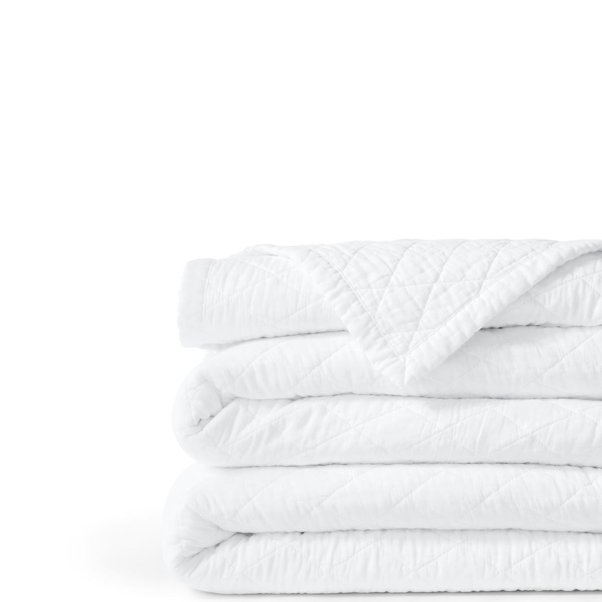 Solid Diamond Double Voile Quilt