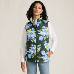 Women's Tall Print FeatherFree Quilted Insulated Vest