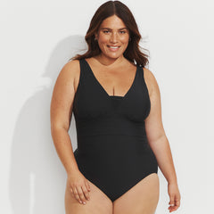 Women's Long Torso SlenderSuit Grecian One Piece Swimsuit