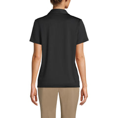 School Uniform Women's Short Sleeve Rapid Dry Sport Neck Polo Shirt