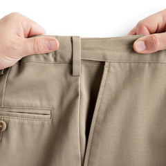 Big and Tall No Iron Comfort Waist Traditional Fit Chino Pant