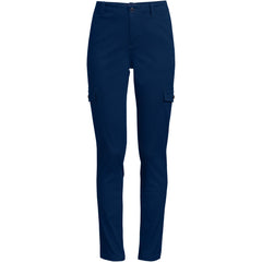 Women's Mid Rise Slim Cargo Chino Pants