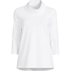 Women's 3/4 Sleeve Light Weight Jersey Cowl Neck Top