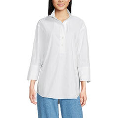Women's Petite Cooling Popover Oversized Tunic