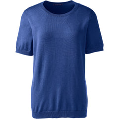 Women's Plus Size Short Sleeve Performance Sweater