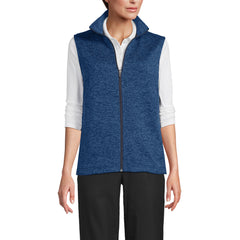 Unisex Sweater Fleece Zip Front Vest