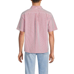 Men's Short Sleeve Seersucker Shirt
