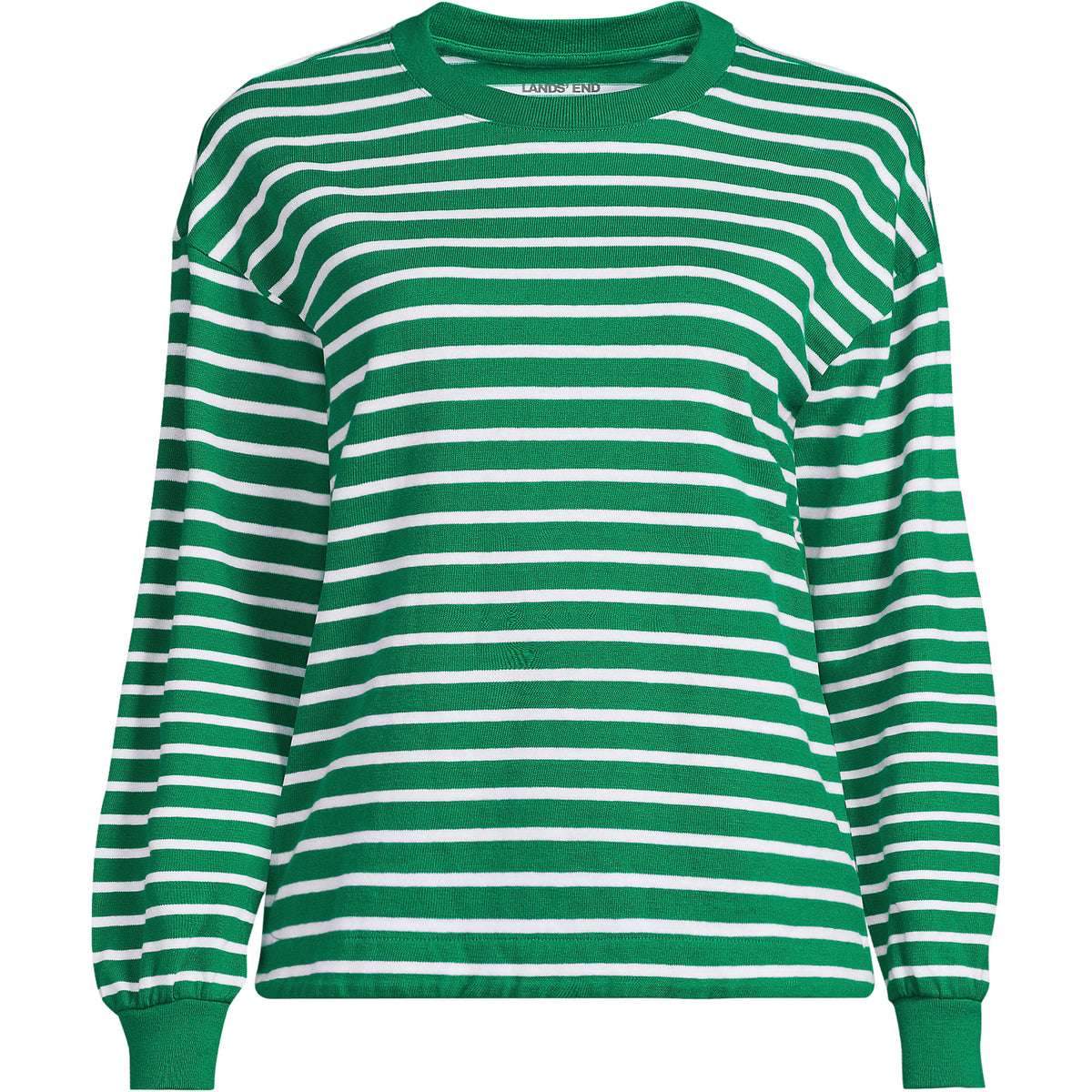 Women's Petite Long Sleeve Mariner Jersey T-Shirt