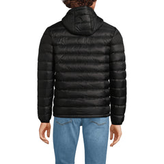 Men's Short Hooded Wanderweight Packable Down Jacket