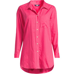 Women's Cotton Voile Billowy Oversized Shirt