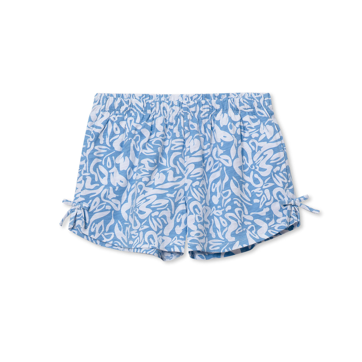 Girls Knit Side Bow Shorts