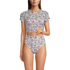 Women's DDD-Cup Tugless Cap Sleeve Midkini Top