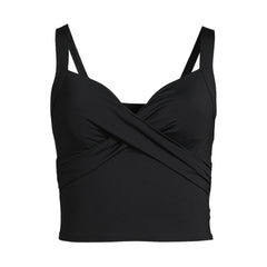 Women's DDD-Cup Sweetheart Wrap Midkini Top