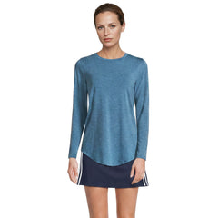 Women's Petite Long Sleeve Cooling Performance Tunic Tee