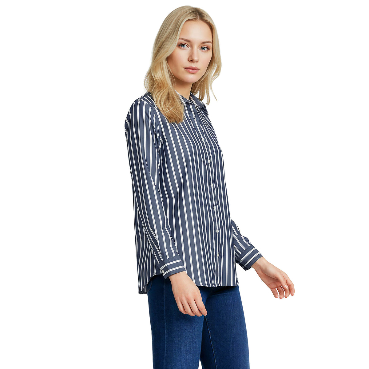 Tall No Iron Button Front Shirt