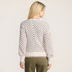 Women's Drifter All Over Jacquard Jersey Crew Neck Sweater