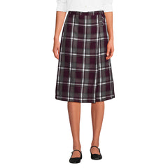 Women's Plaid A-line Skirt Below The Knee