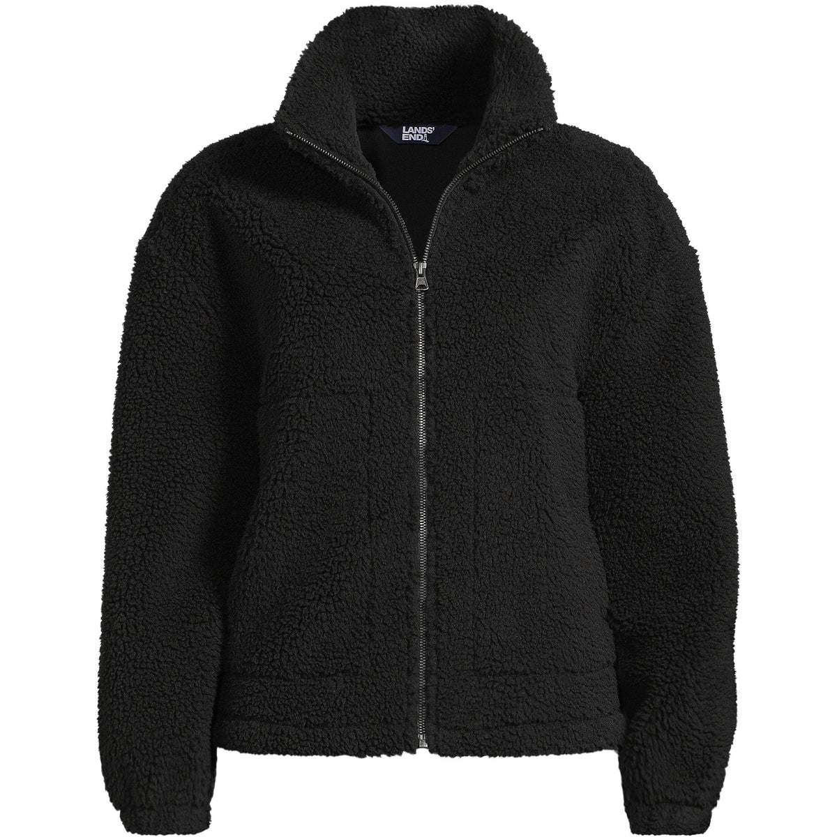 Women's Faux Shearling Zip Front Fleece Jacket
