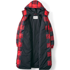Women's Plus Size Print FeatherFree Insulated Diamond Quilted Maxi Coat