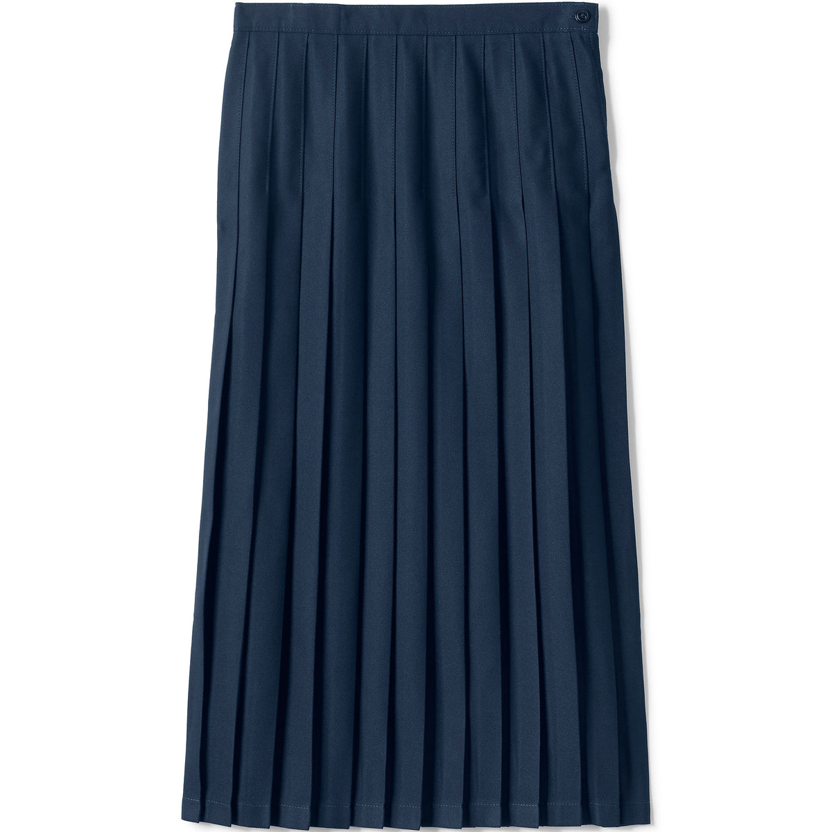 Girls Solid Pleated Skirt Ankle Length