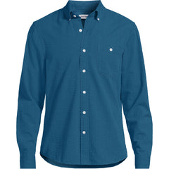 Men's Tall Long Sleeve Seersucker Shirt