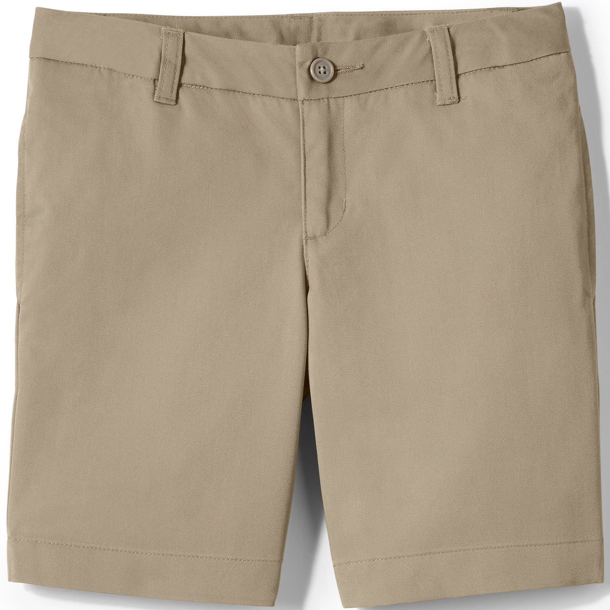 Girls Plus Plain Front Blend Chino Shorts