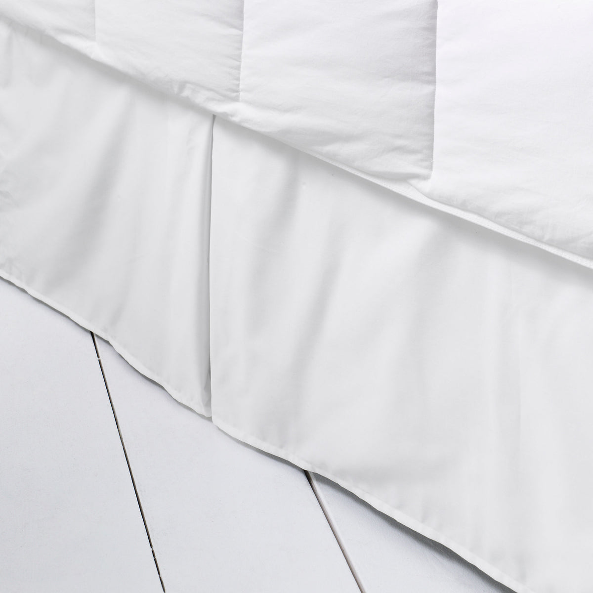 400 Thread Count Premium Supima Cotton No Iron Sateen Bedskirt