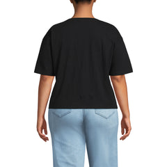 Women's Plus Size Short Sleeve Slub Jersey T-Shirt