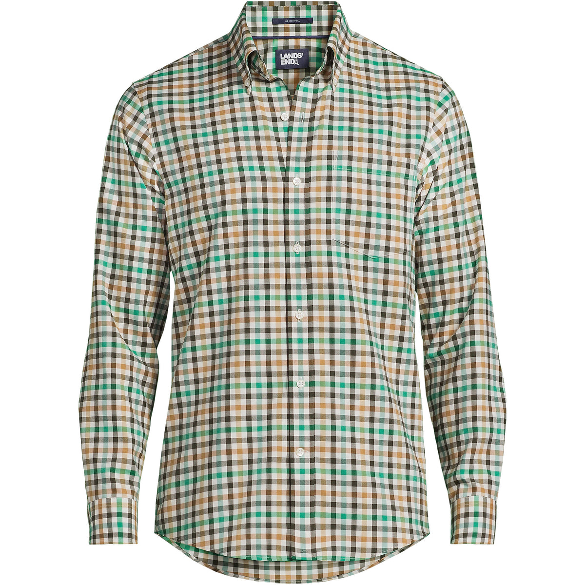 Men's Tailored Fit No Iron Twill Long Sleeve Shirt