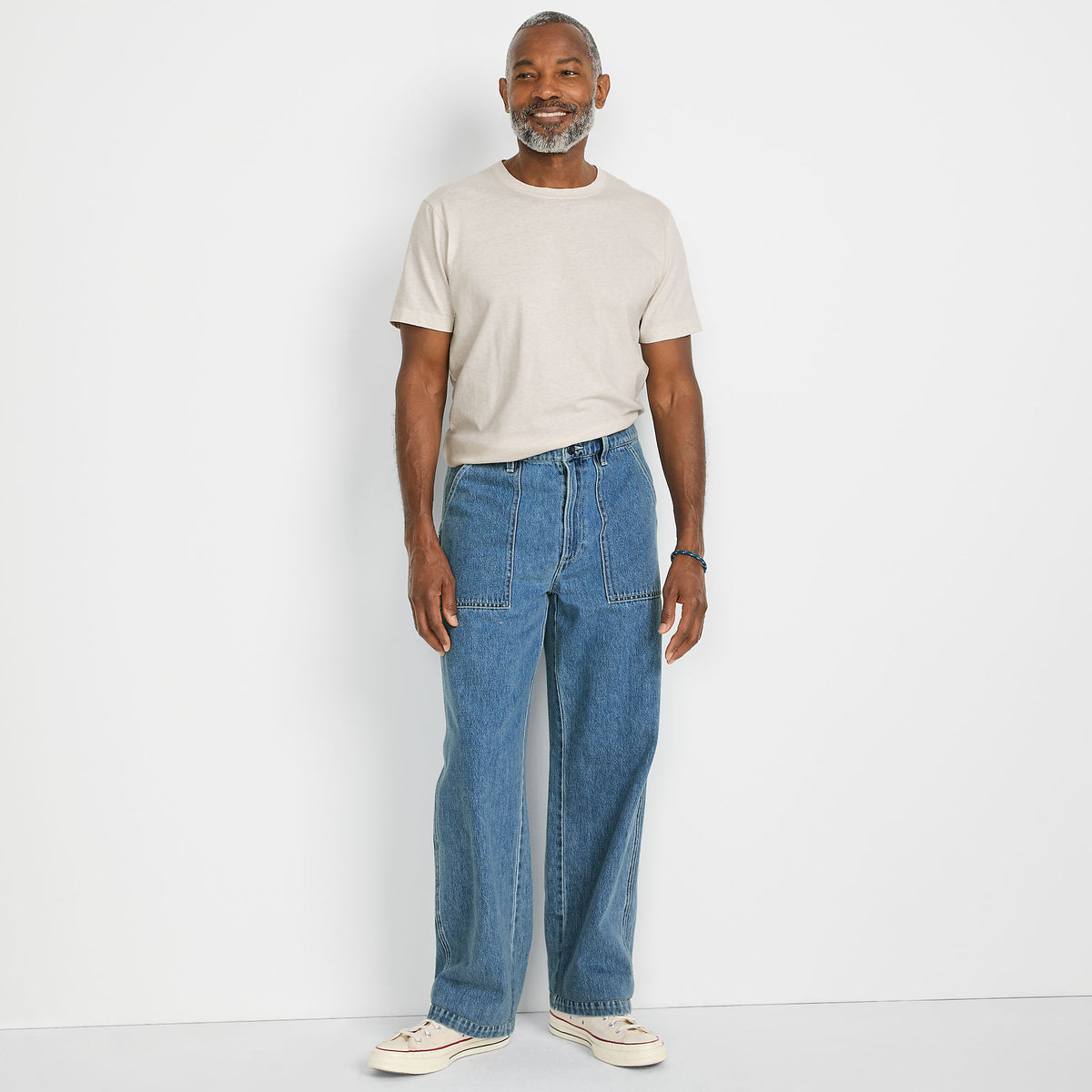 Men's Relaxed Denim Utility Pant