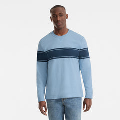 Men's Long Sleeve Slub Crew
