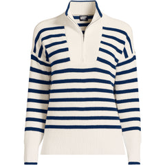 Women's Drifter Cotton Quarter Zip Pullover Sweater