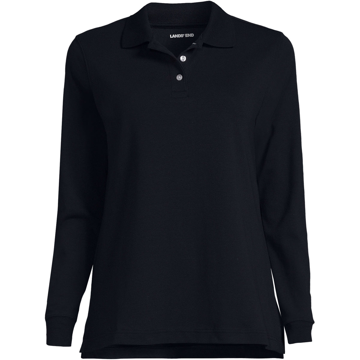 School Uniform Women's Long Sleeve Interlock Polo Shirt