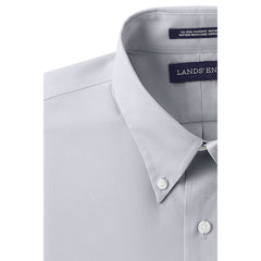 School Uniform Men's Big & Tall Long Sleeve Buttondown No Iron Pinpoint Shirt