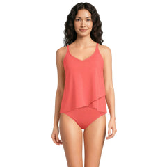 Women's DDD-Cup Tulip Hem Tankini Top